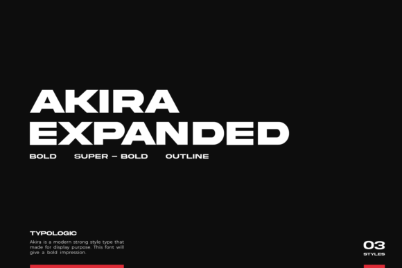 Akira Expanded: A Modern Sans Serif Font for Versatile Design Needs