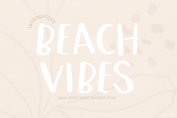 Beach Vibes: The Friendly and Bold Handwritten Font That Captures the Spirit of Summer