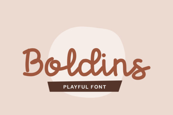 Boldins Font Adds Joyful Touch to Creative Designs