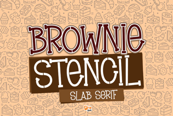 Brownie Stencil: A Playful and Practical Font for Creative Projects
