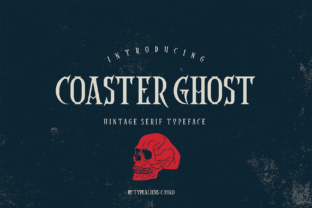 Coaster Ghost: A Strategic Serif Font for Vintage and Gothic Design Projects