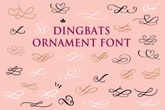Dingbats Ornaments Font for Creative Design