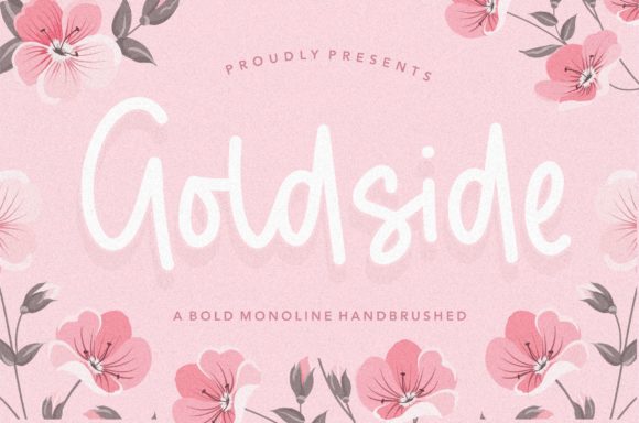 Goldside Font: A Bold and Elegant Handwritten Style