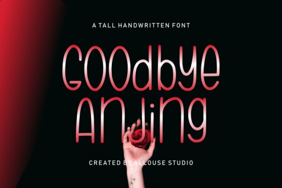 Goodbye Anjing: A Handwritten Font for Creative Expression