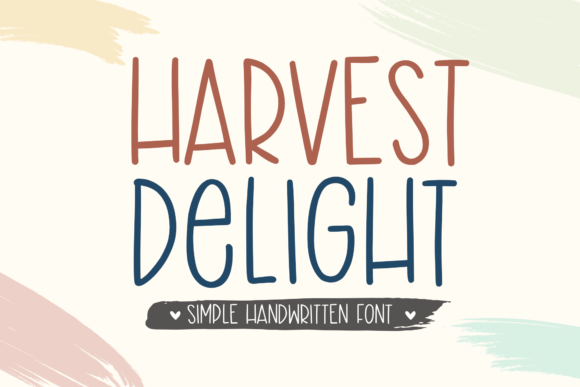 Harvest Delight: A Whimsical Font for Creative Expression