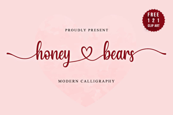 Honey Bears Font for Romantic and Creative Designs