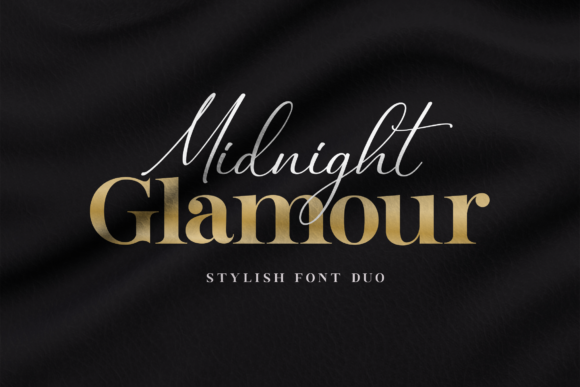 Midnight Glamour: A Versatile Font for Creative Projects