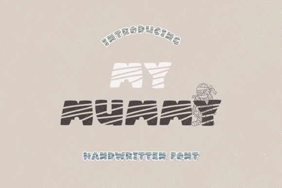 My Mummy: A Playful Font for Creative Expression