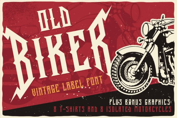 Old Biker: A Bold and Authentic Blackletter Font for Urban Design
