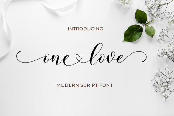 One Love: A Versatile Handwritten Font for Creative Projects
