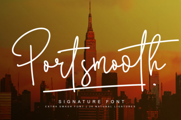 Portsmooth: A Classy, Contemporary Handwritten Font