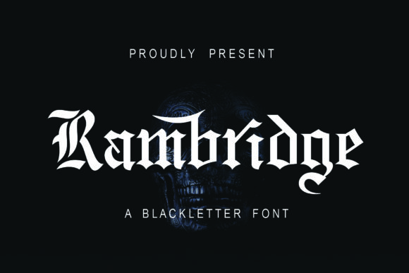 Rambridge Font: A Gothic Style for Modern Design Projects