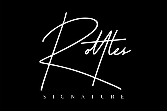 Rottles Signature: A Versatile Font Pair for Design Projects