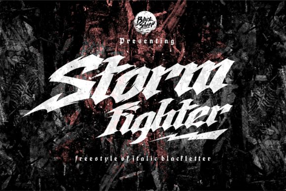 Storm Fighter: A Gothic Font for Bold Creativity