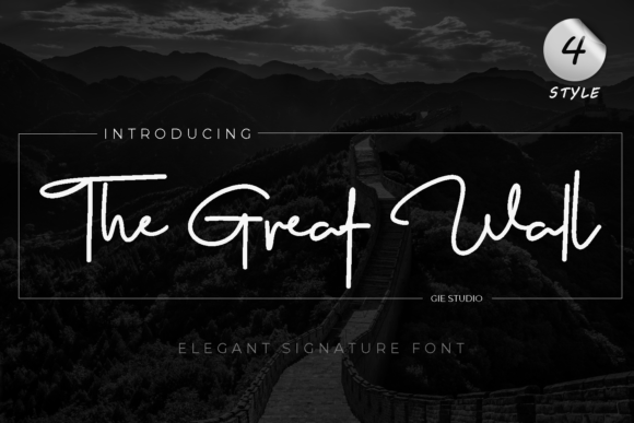 The Great Wall: A Font That Merges Classic Elegance with Modern Versatility