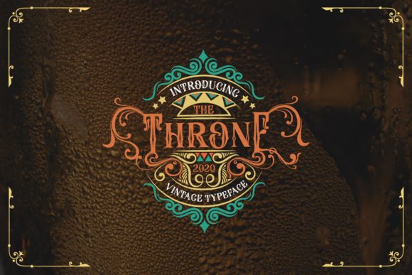 The Throne: A Strategic Font for Gothic, Vintage, and Rock-Themed Design