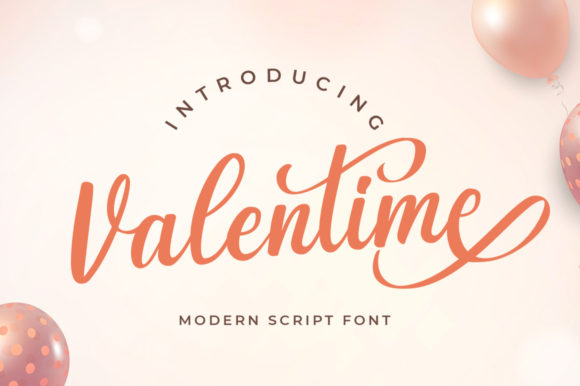 Valentime Font: A Beautiful Handwritten Style for Your Projects