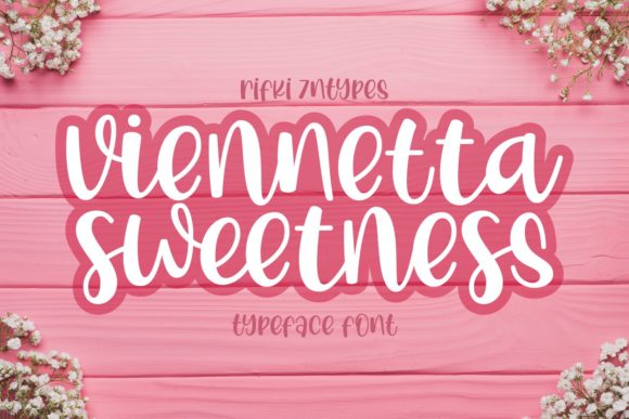 Viennetta Sweetness: A Whimsical Script Font for Creative Expression