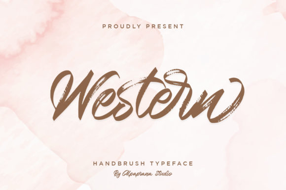 Western Font: A Dainty and Joyful Choice for Personalized Design