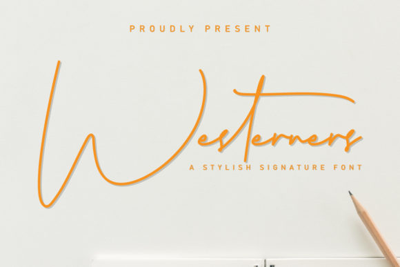 Westerners Font: A Delicate Handwritten Style for Modern Design